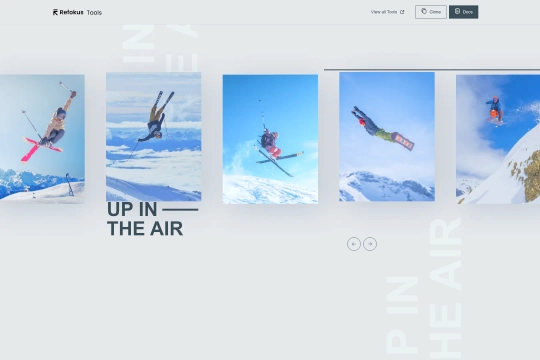 Refokus SlickJS Slide Generator Webflow cloneable