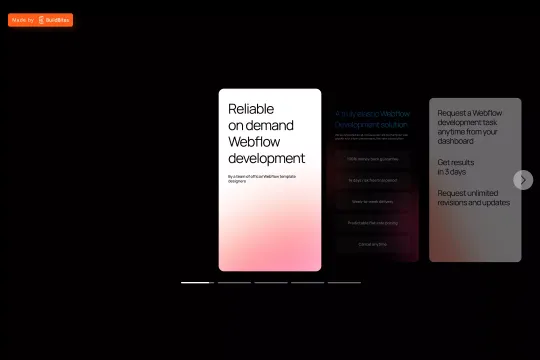 Autoplay Slick.js Slider Webflow cloneable