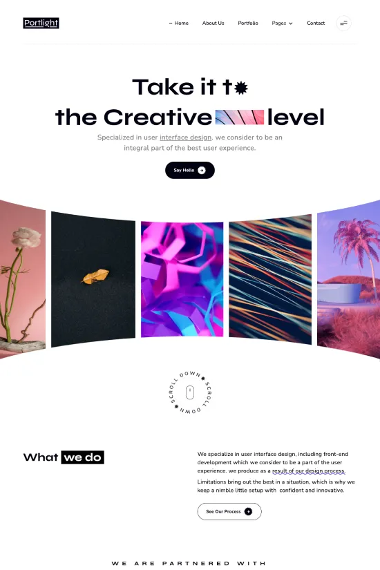 Sophisticated Contemporary Webflow website template