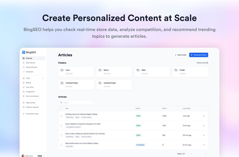 Enhance your SEO strategy with BlogSEO AI, a powerful tool for Webflow designers. Generate high-quality blog posts effortlessly, drive organic traffic, and optimize content across various CMS platforms. Save time, improve efficiency, and boost website performance with AI technology.