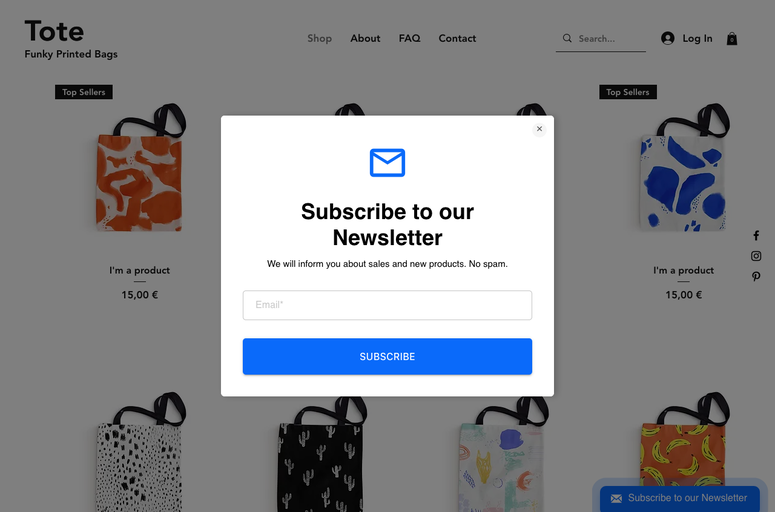 Popup Forms