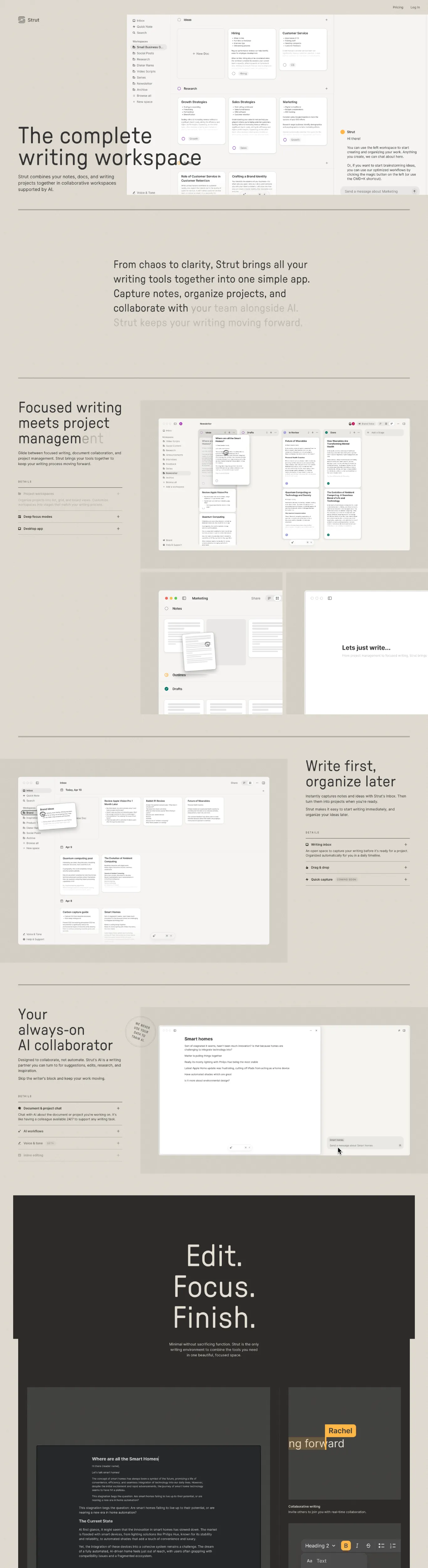 Minimalist Clean Webflow Website Example
