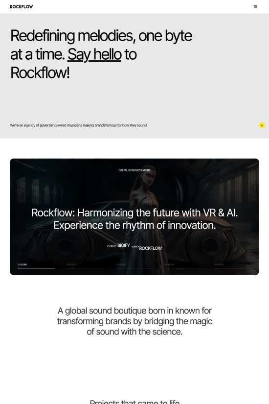 Music Black Modern Webflow Website Template
