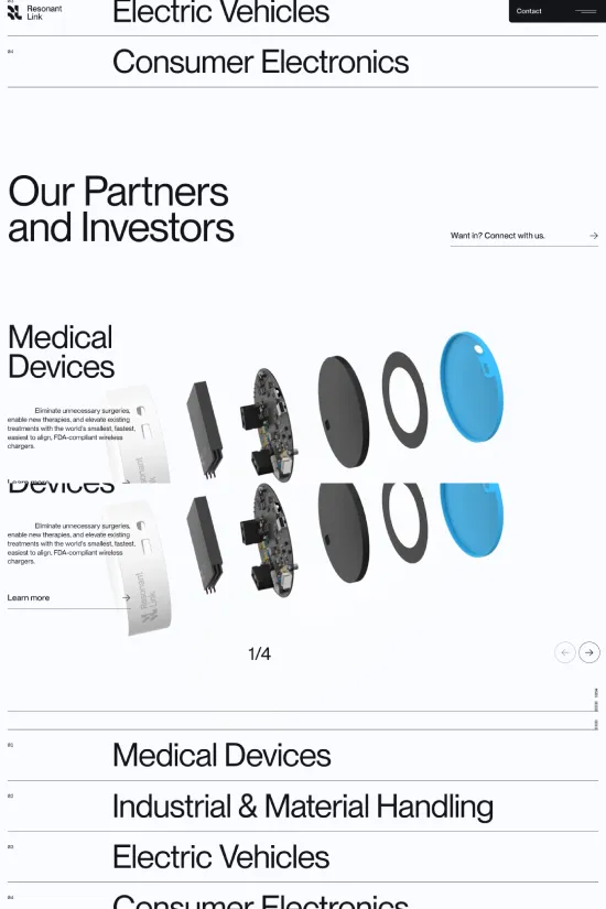 Modern Corporate Energy Webflow website example