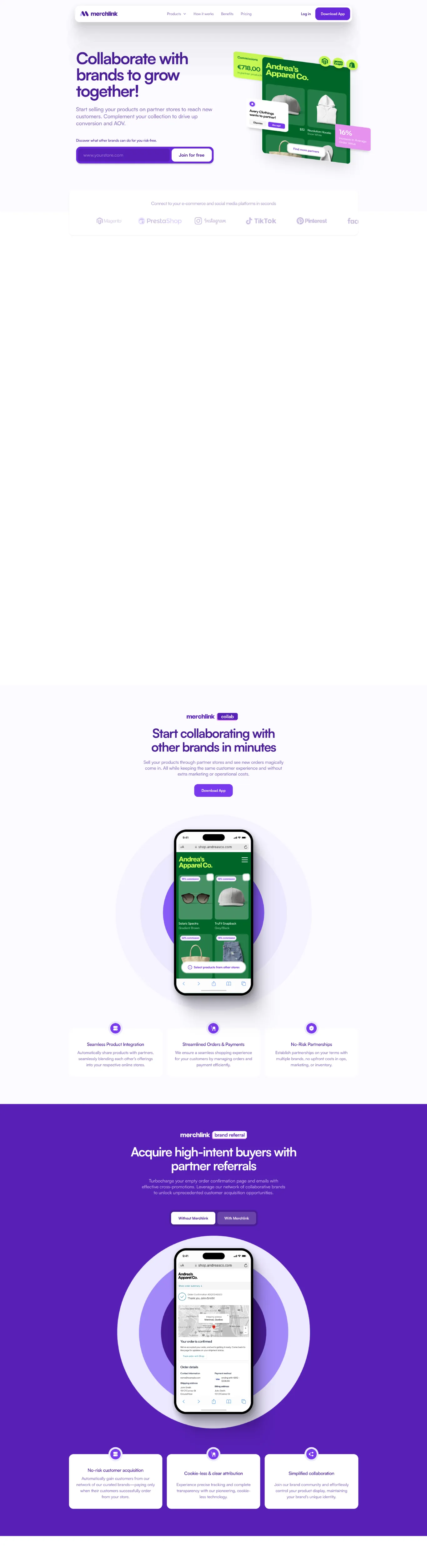 Modern Purple Sans-serif E-commerce Webflow website example