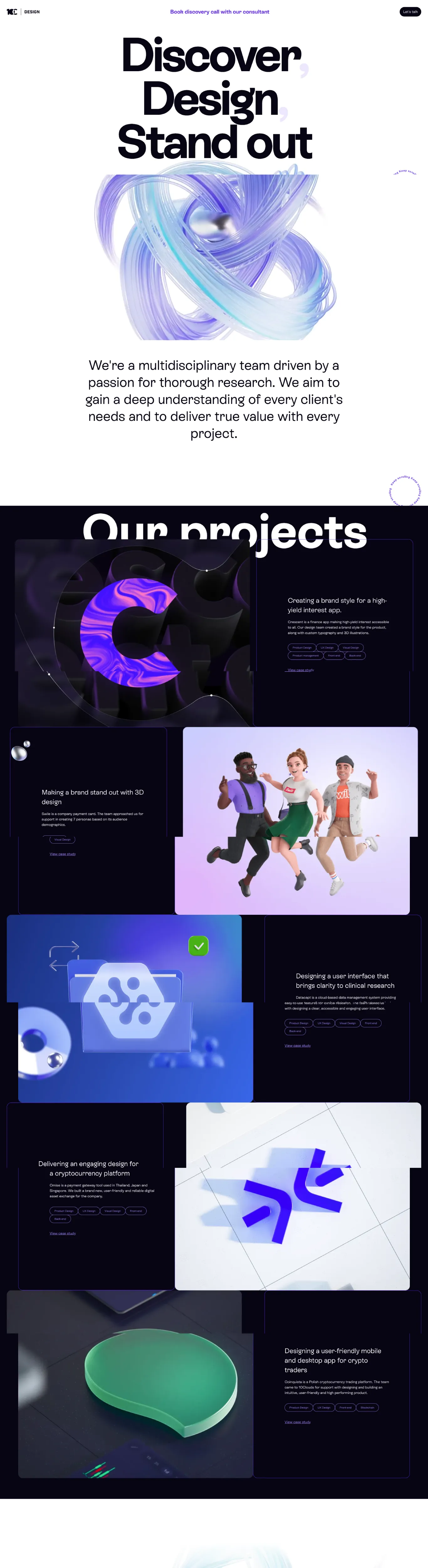Modern Purple Sans-serif Design Webflow website example