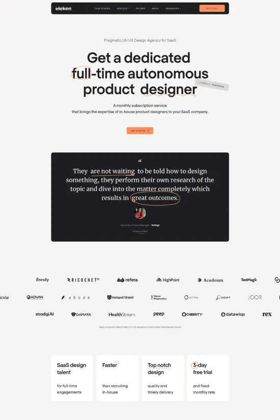 Clean Minimalistic Black White Red Gray Sans-serif Design Webflow website example