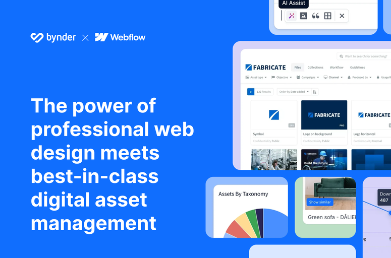 Enhance your Webflow projects with the Bynder app, a top Digital Asset Management (DAM) solution. Streamline asset management, ensure brand consistency, and optimize workflows effortlessly. Ideal for all businesses.