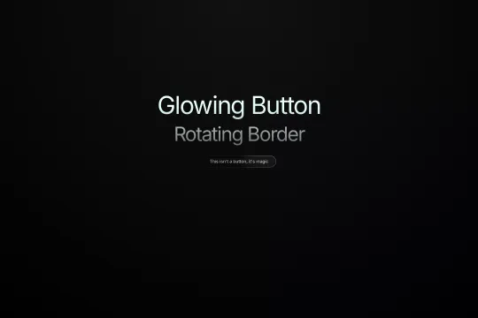 Glowing button effect Webflow cloneable