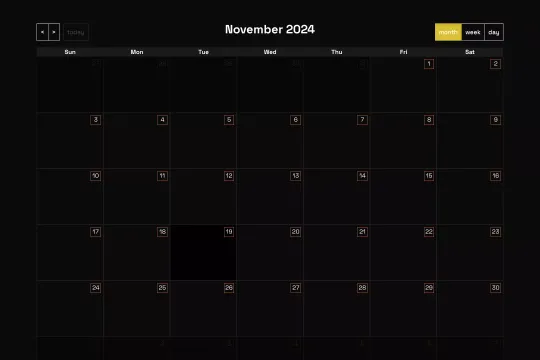Event Calendar CMS Webflow cloneable