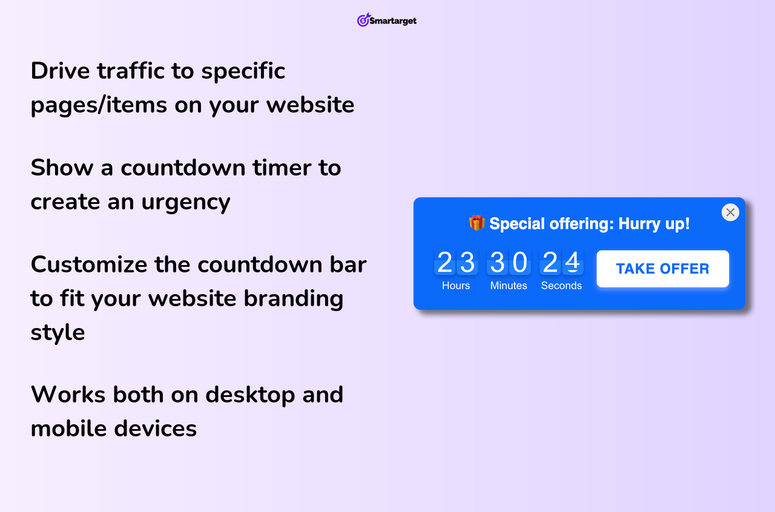 Get the most out of your website with the Countdown Bar - Timer app. Easily customizable to match your branding, this Webflow app offers real-time updates, integration with email marketing platforms, and multiple bars for different pages. Boost engagement and conversions with this user-friendly tool.