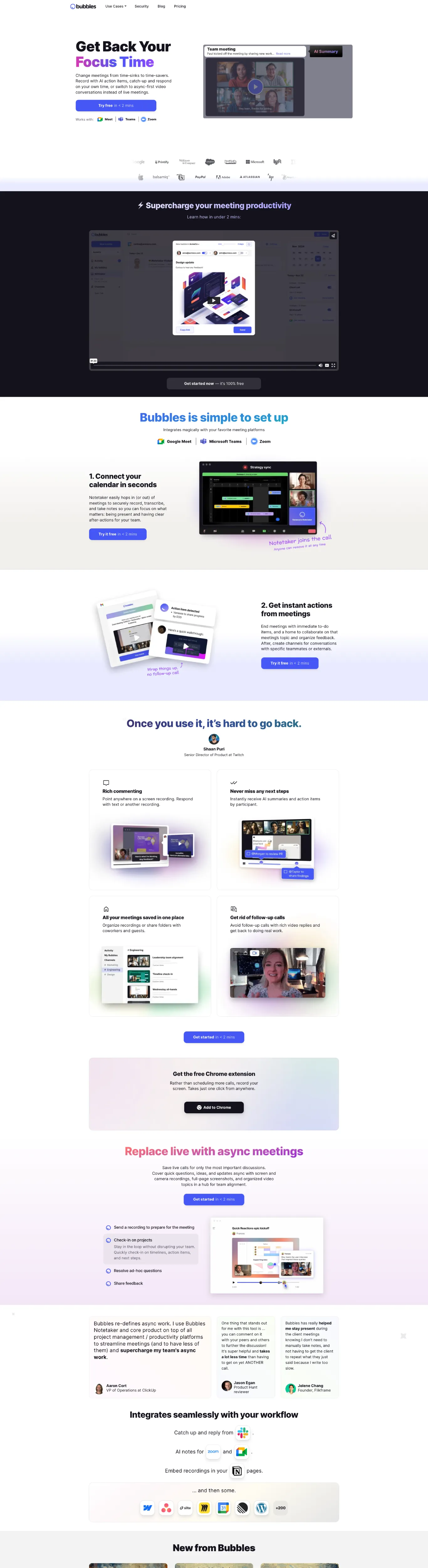 Modern Purple Webflow Technology Site Example