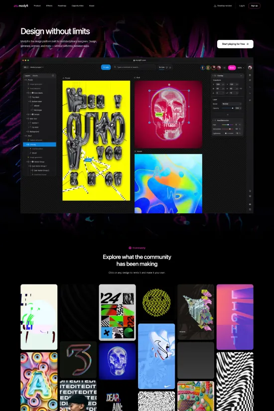 Dynamic Black Yellow Red Blue Sans-serif Modern Creative Design Webflow website example