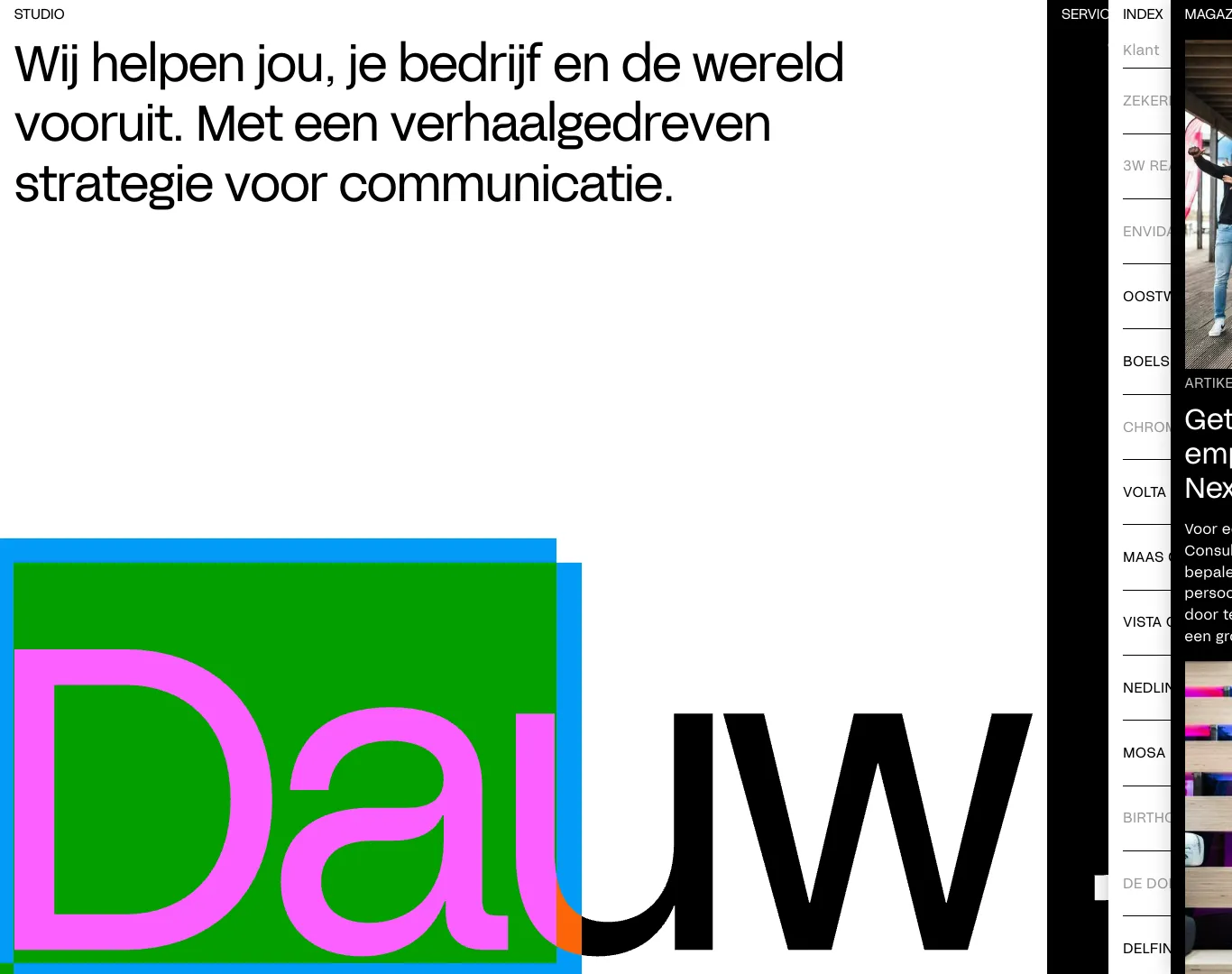 Bold Monochromatic Sans-serif Communication Webflow website example