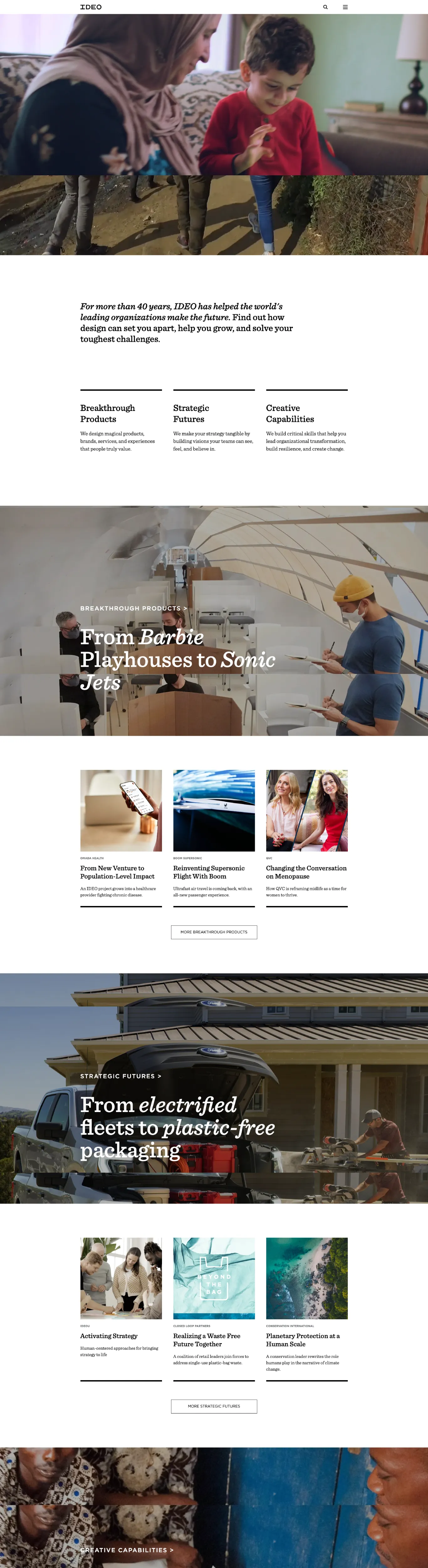 Minimalist Webflow site example Design and Innovation