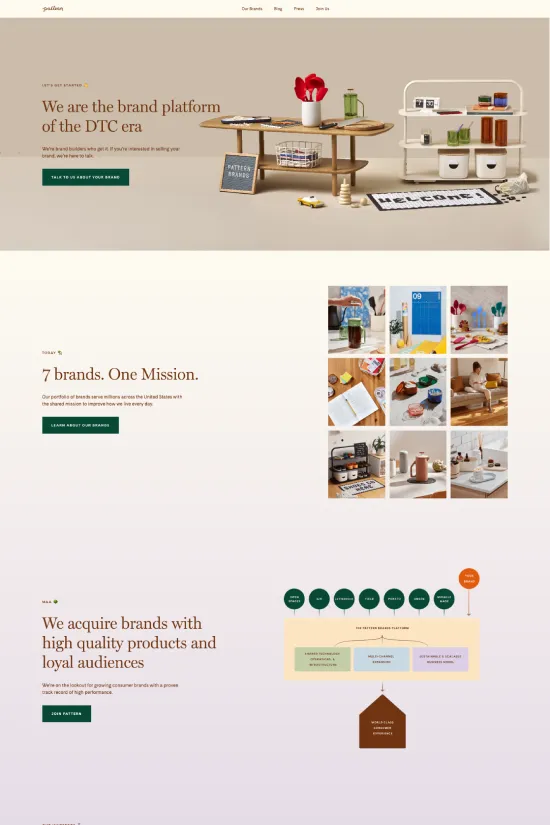 Minimalistic Green Sans-serif E-commerce Webflow website example