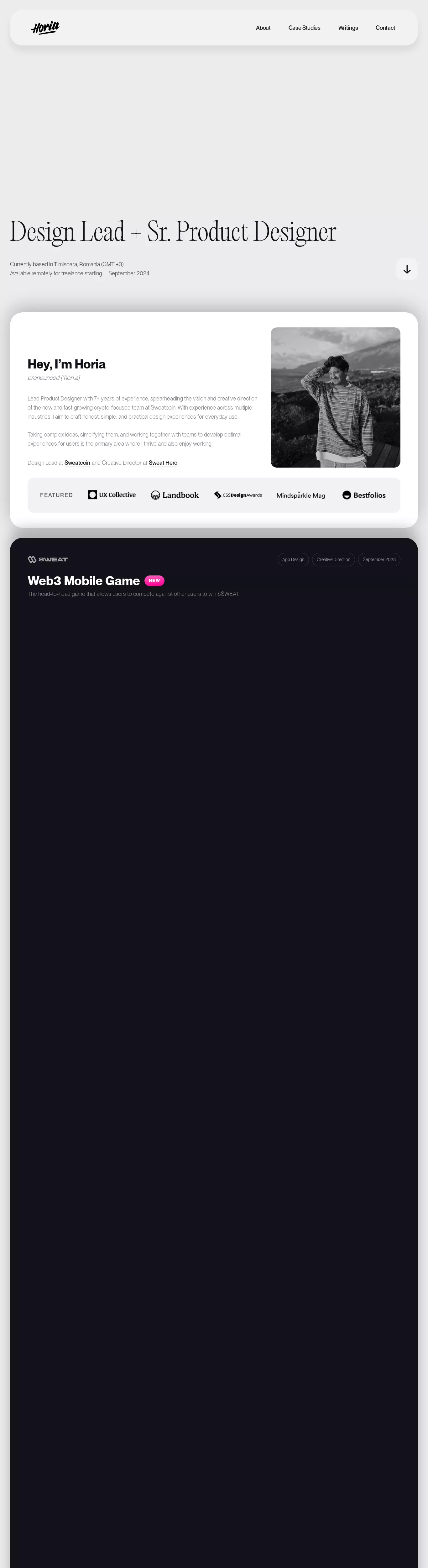 Modern Minimalist Webflow Design Example