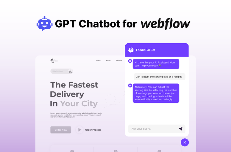 Enhance customer interactions on your Webflow app with YourGPT Chatbot. No-code builder, GPT technology, multilingual support, lead generation, and full customization empower businesses for efficient customer engagement. Save time, nurture leads, and boost conversions with this AI-driven solution.