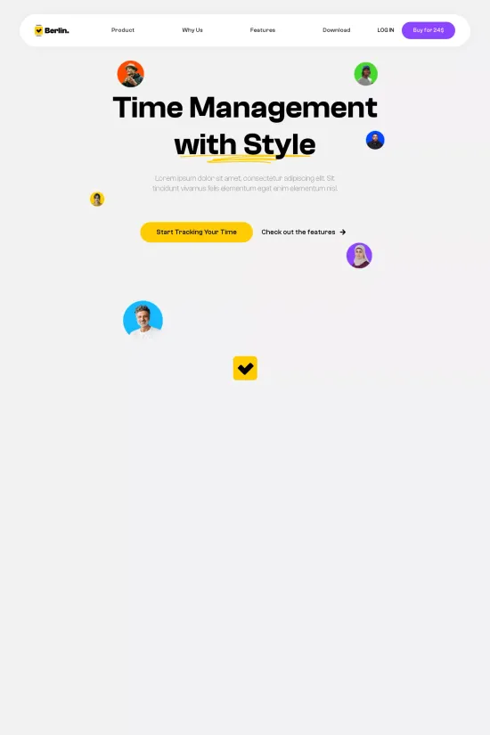 Software Technology Yellow Modern Webflow website template