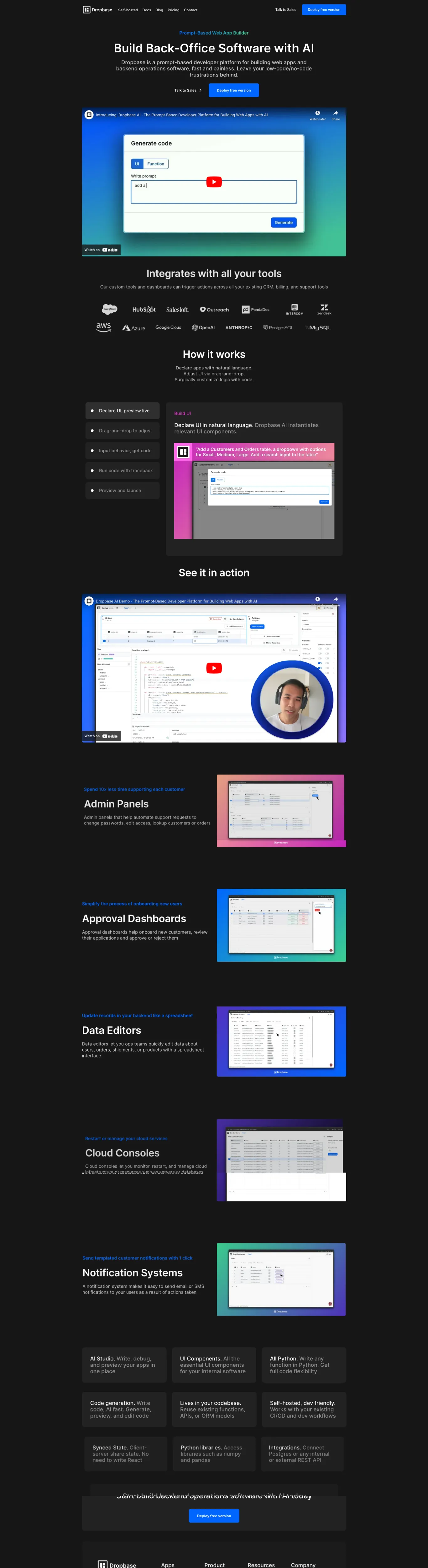 Modern Blue Webflow Inspiration Software Development