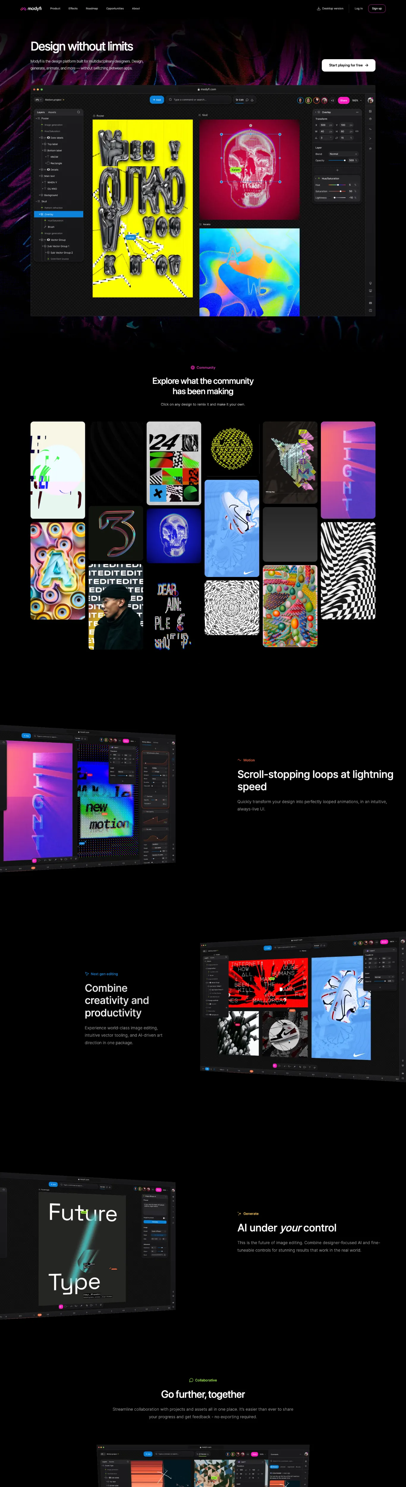 Dynamic Black Yellow Red Blue Sans-serif Modern Creative Design Webflow website example