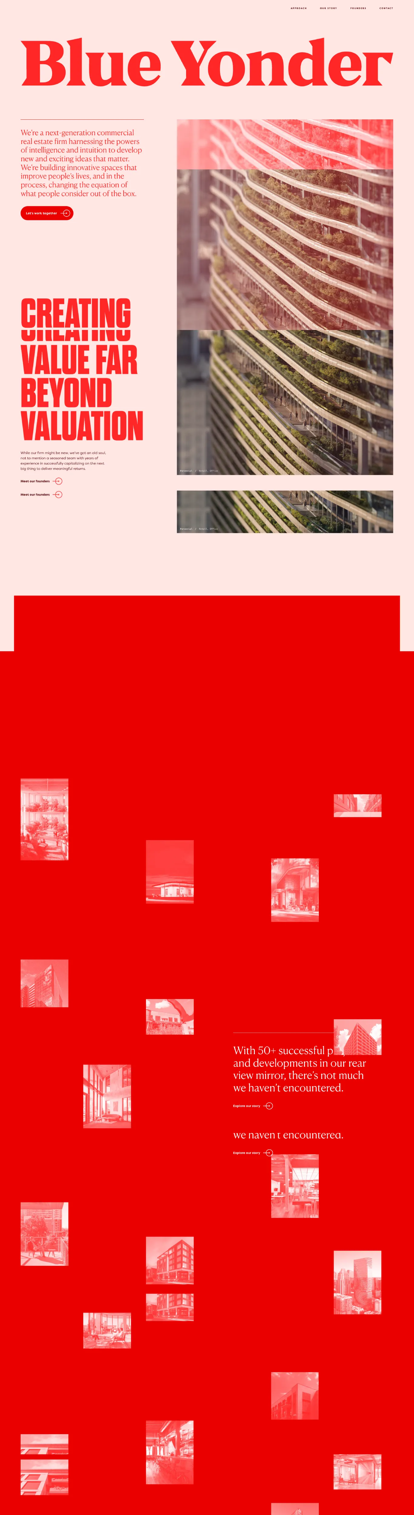 Modern Red Real Estate Webflow Inspiration