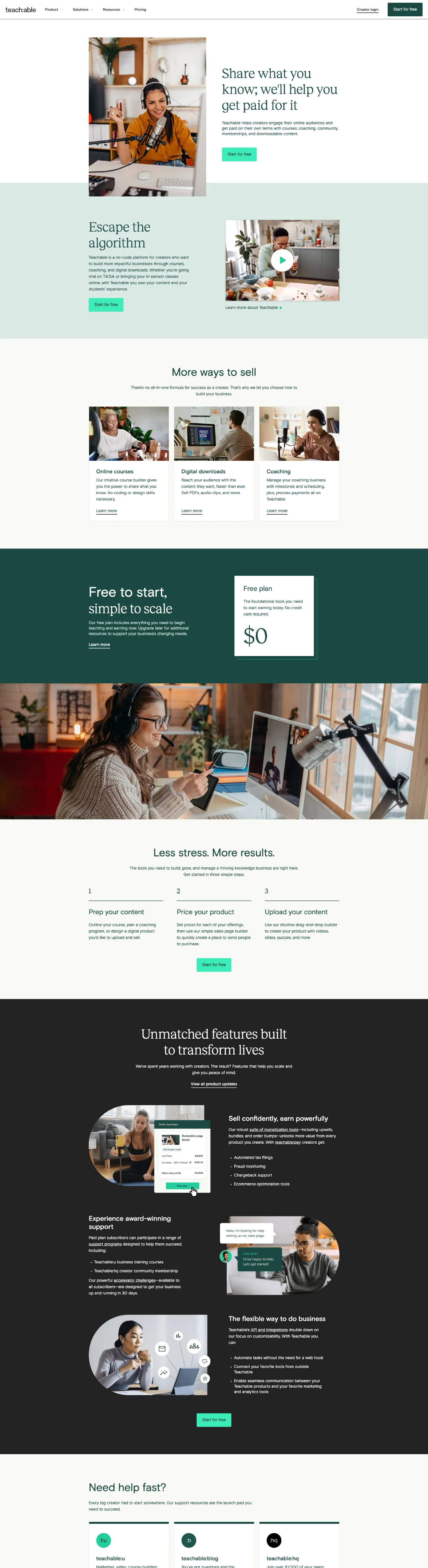 Modern E-Learning Platform Webflow Website Example