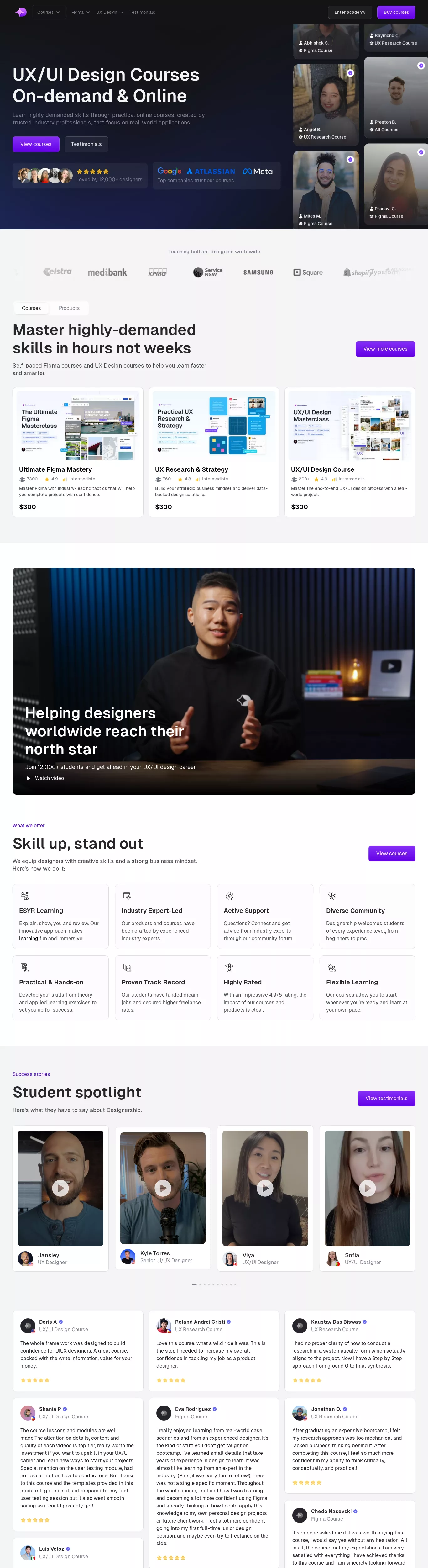 Modern Purple Education Webflow Inspiration