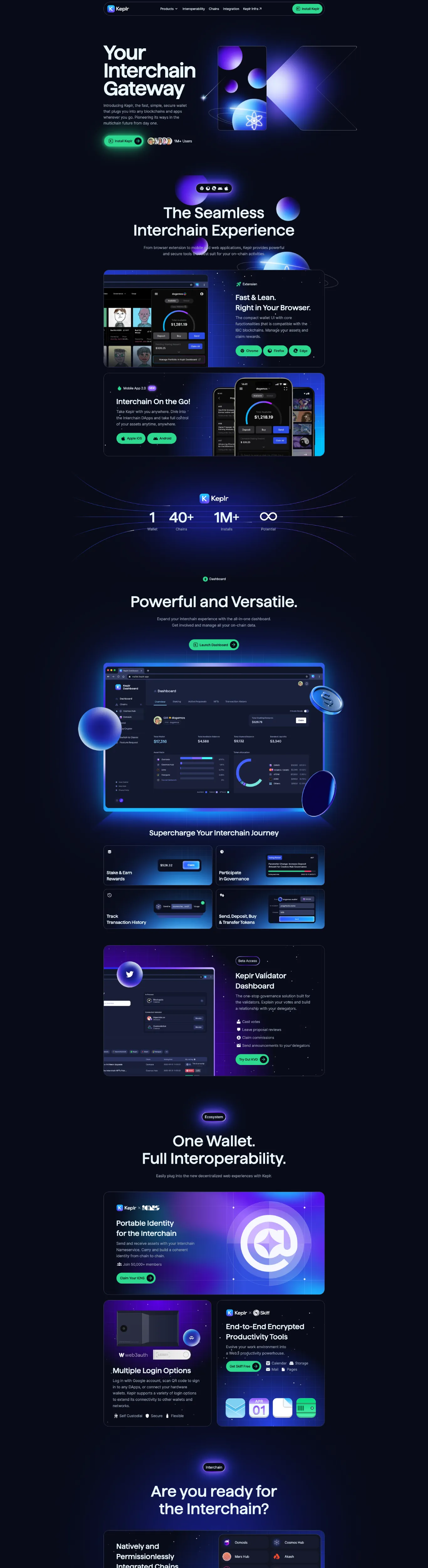 Modern Blue Sans-serif Technology Webflow website example