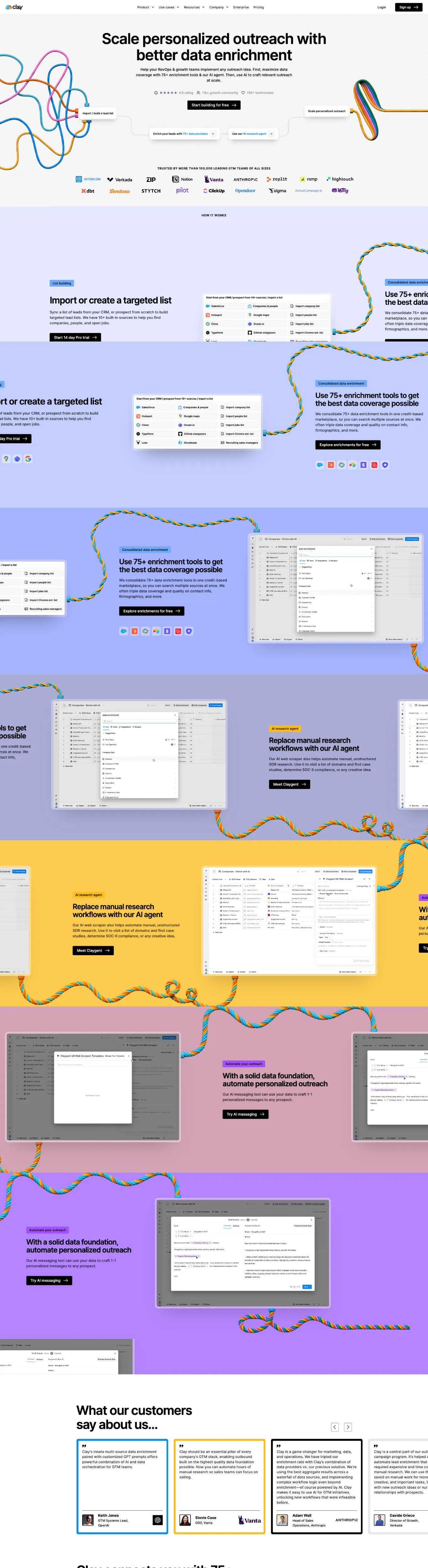 Modern Colorful Sans-serif Data Services Webflow website example