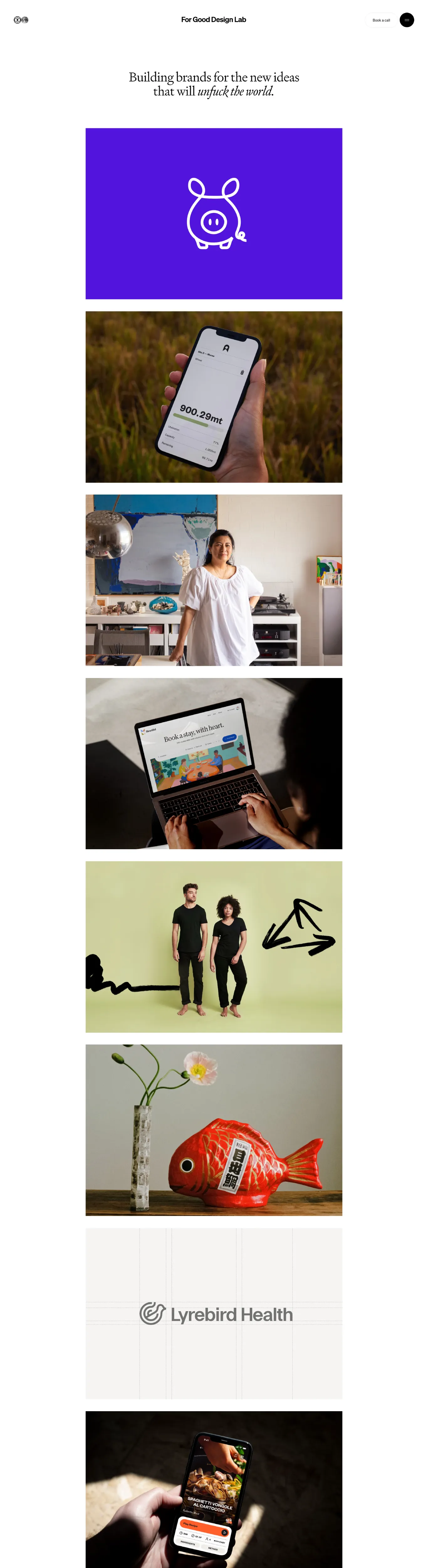 Minimalistic Design Webflow website example