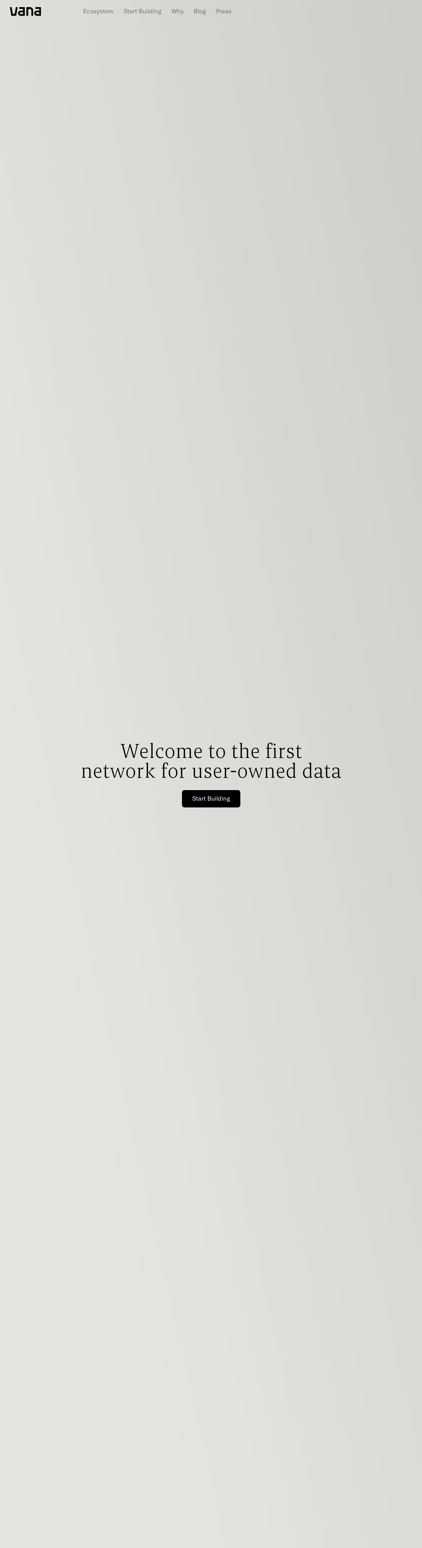 Modern Minimalist Data Technology Webflow website example