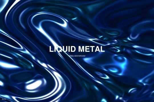 Liquid Metal WebGL background Webflow cloneable