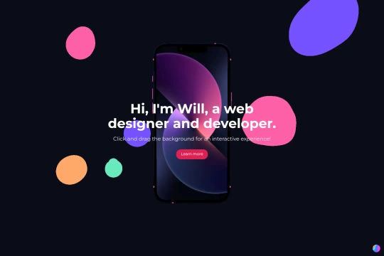 3D Interactive Background Spline Webflow cloneable