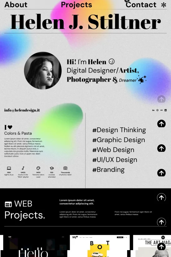 Modern Monochromatic Webflow website template