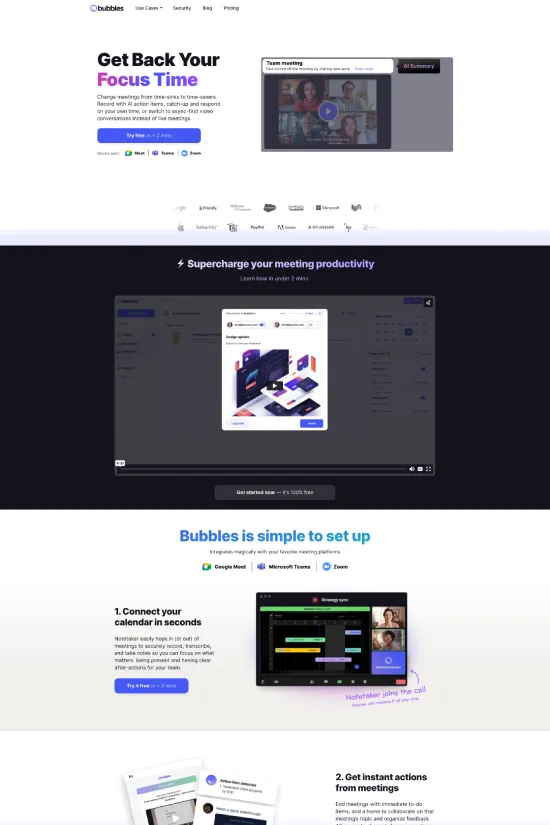 Modern Purple Webflow Technology Site Example