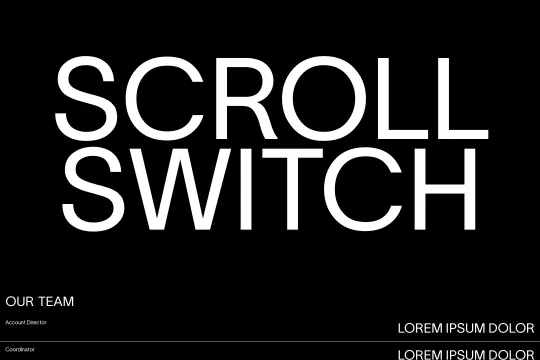 CMS Scroll Interaction Team Showcase Webflow cloneable