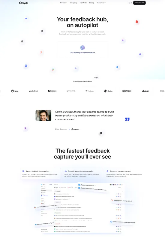 Modern Blue Sans-serif Webflow website example
