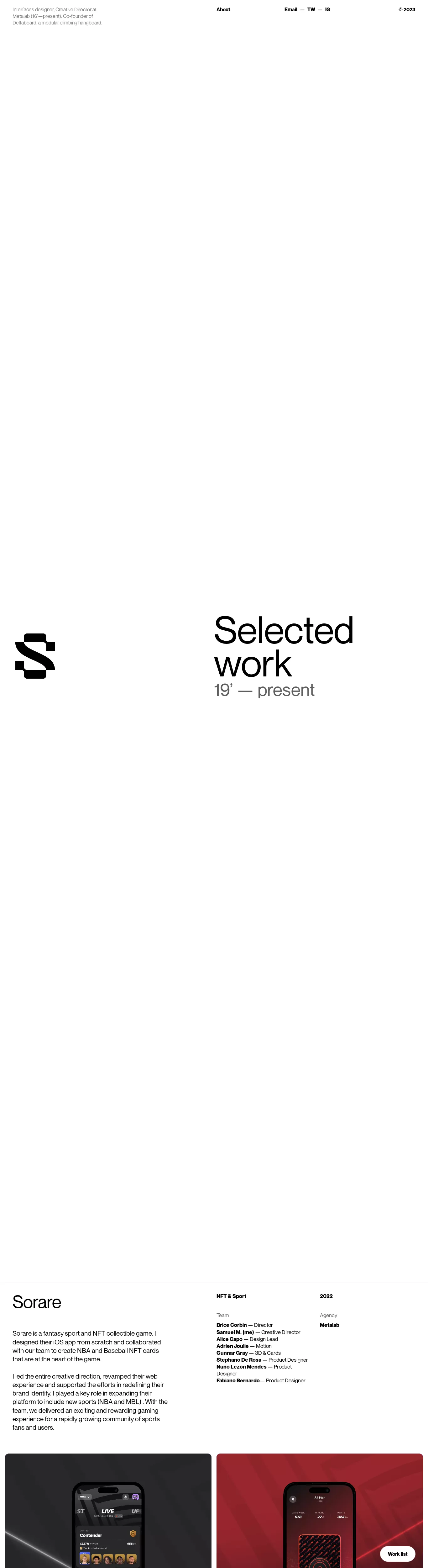Modern Black Red White Sans-serif Minimalist Webflow website example