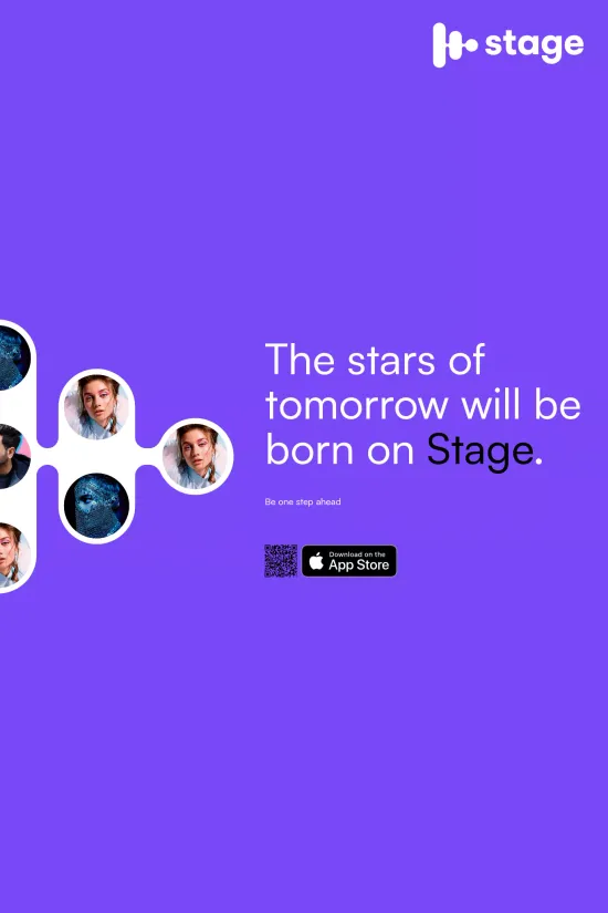 Entertainment Webflow site example - Modern Purple Sans-serif Vibrant