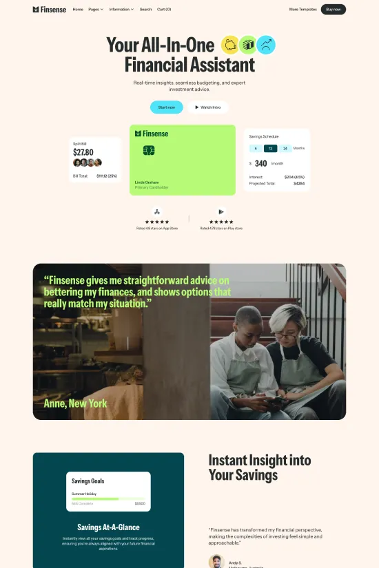 Professional Banking Webflow Website Template
