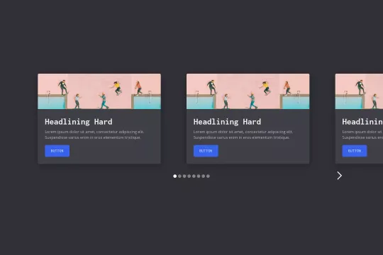 Multi-column card style slider Webflow cloneable