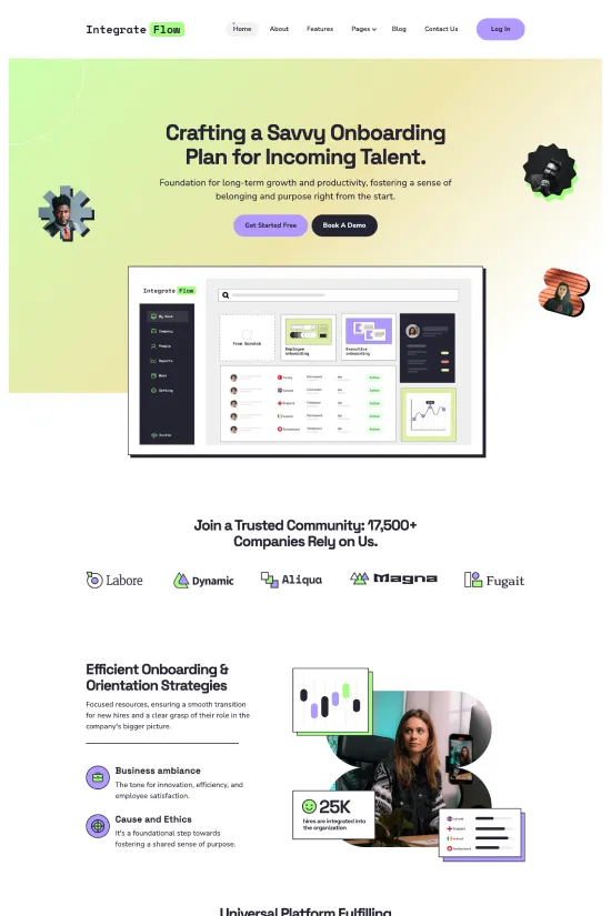 Startups Technology Boxy Teal Modern Webflow Website Template