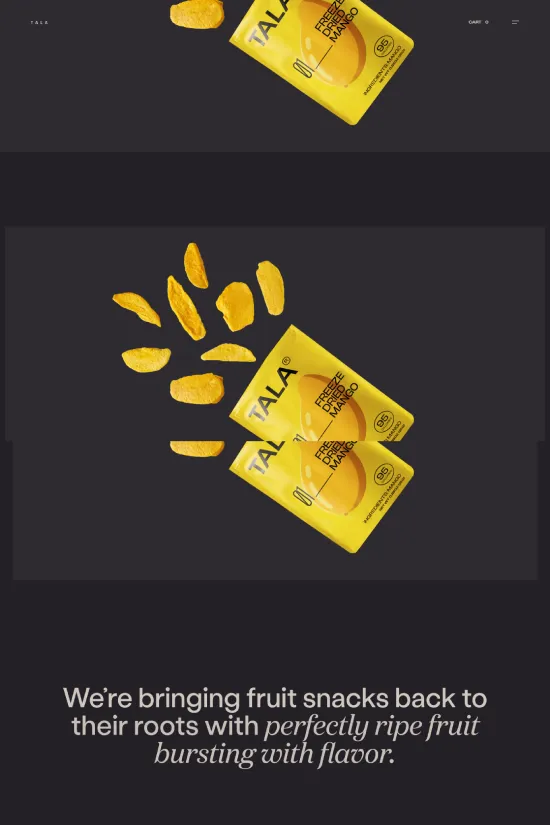 Modern Yellow Sans-serif Food & Beverage Webflow site example