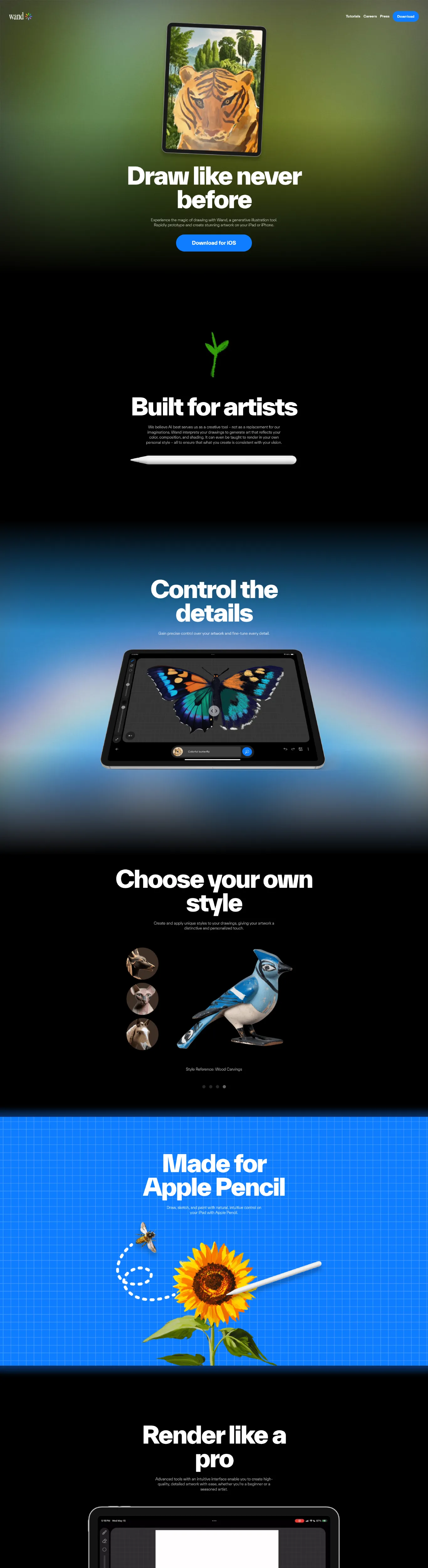 Modern Art Tech-savvy Webflow website example