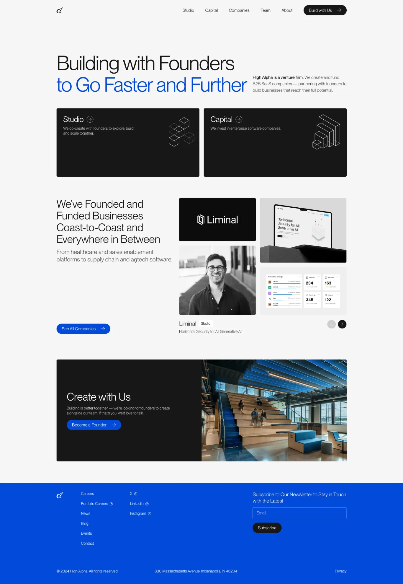 Tech-Centric Webflow Website Example with Modern Design and Blue Color Palette
