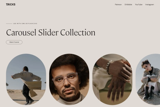Splide.js Carousel Webflow cloneable