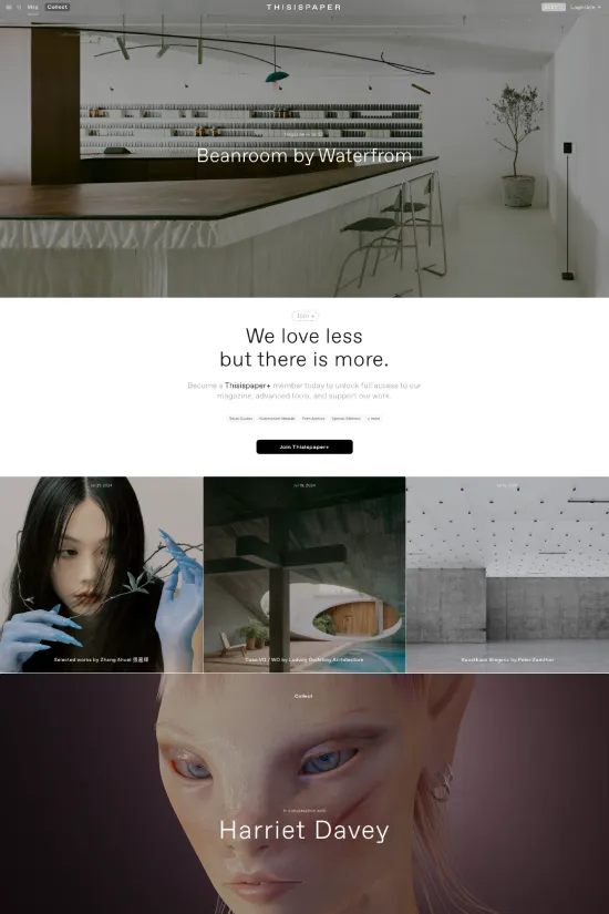 Minimalistic Sans-serif Green Art Webflow website example