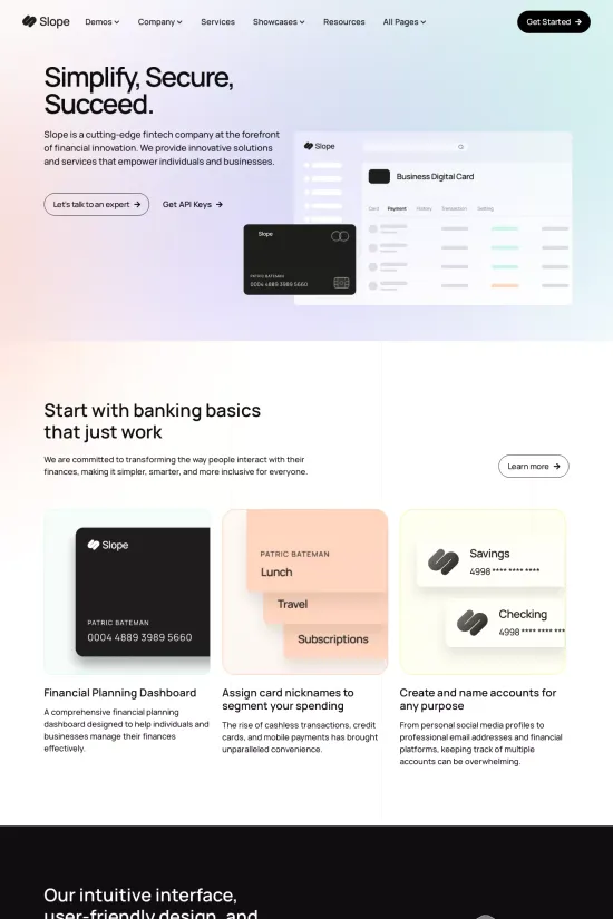 Technology Gradient Modern Webflow website template