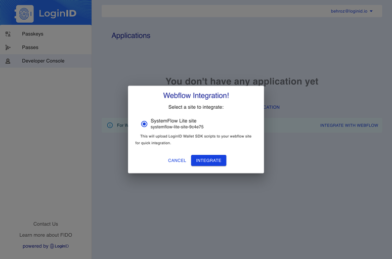 Enhance security and user experience with LoginID Wallet, a powerful Webflow app for seamless passwordless authentication. Features include biometric authentication, Pass creation and management, and compliance with FIDO and W3C standards. Perfect for Webflow projects requiring robust security measures and user-friendly access.